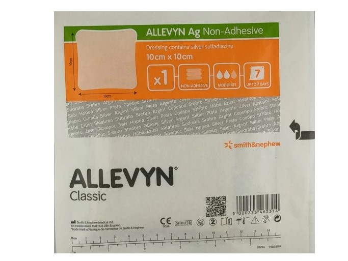 Allevyn Ag Non-Adhesive 10* 10cm 1pc